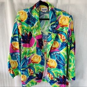 NWT Gepetto Colorful Vintage Jacket